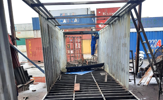 Sửa chữa, hoán cải container